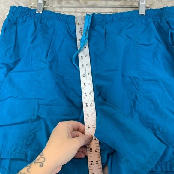 Speedo Mens 2XL Swim Trunks Blue Board Shorts Mesh Lined Inner Pocket - Picture 5 of 10